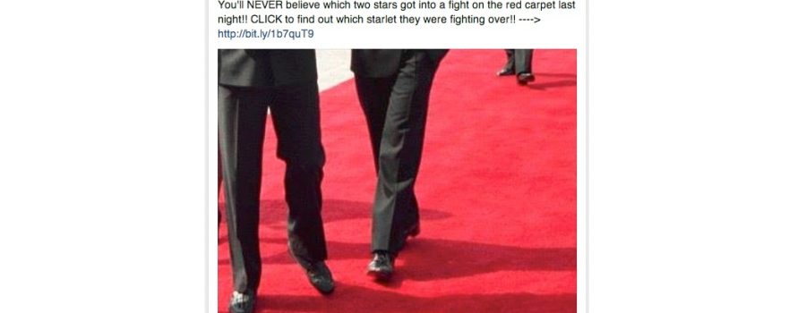 Facebook click-baiting update