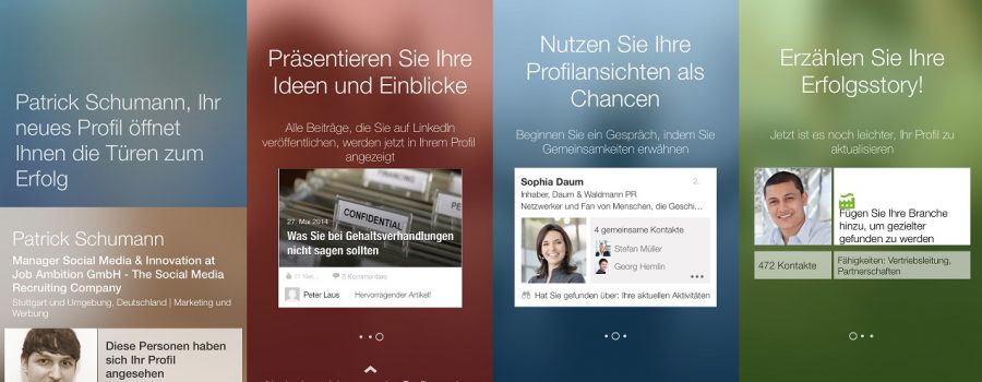 Collage LinkedIn Mobile Profile