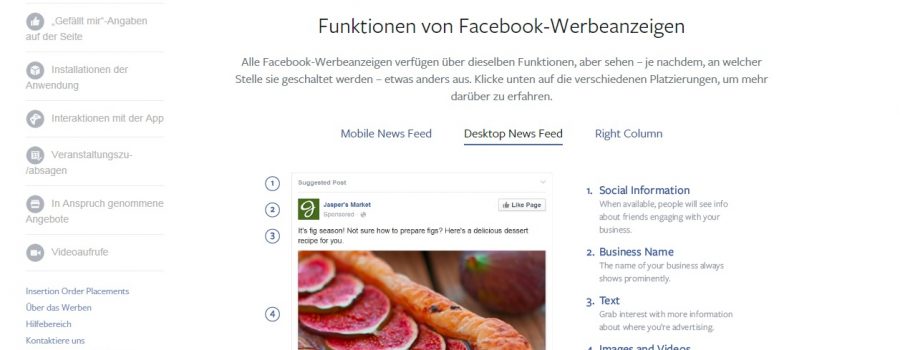 Leitfaden für Facebook-Werbeanzeigen