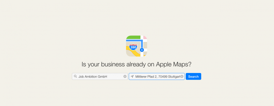 Apple Maps Connect Small Business