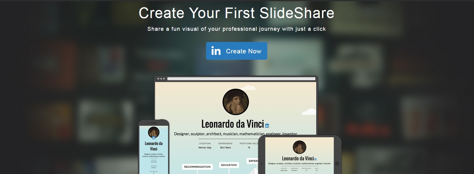 LinkedIn SlideShare Professional Journey