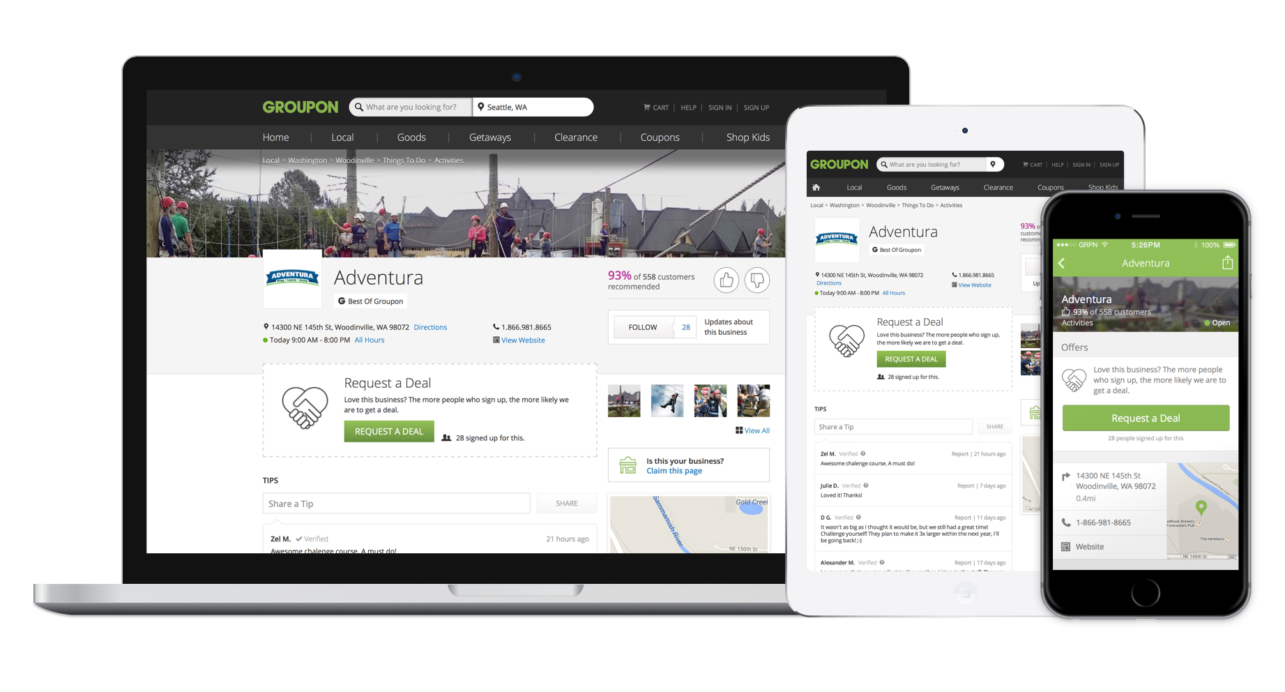 Groupon Business Pages
