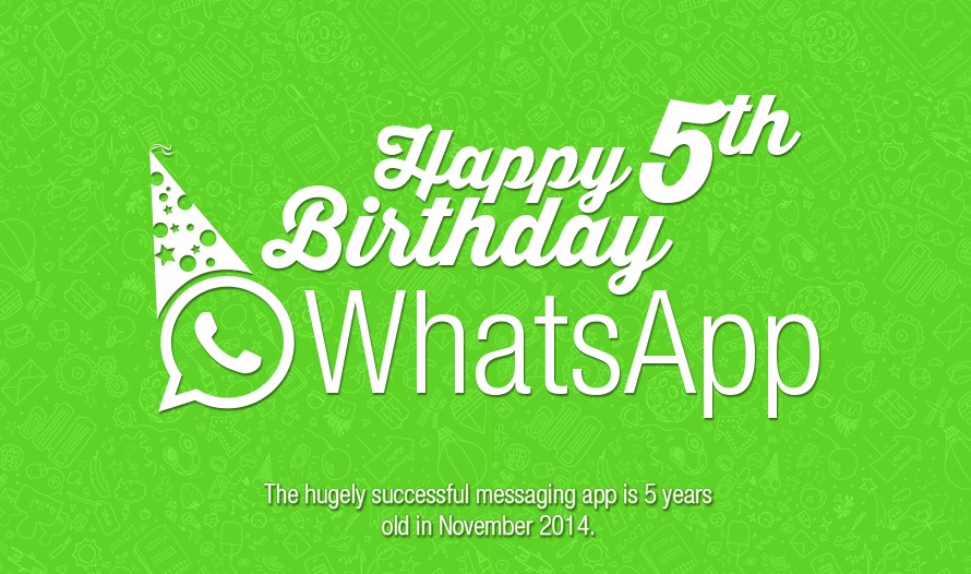 Infografik 5 Jahre WhatsApp