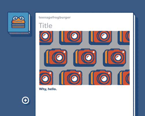 tumblr text feature