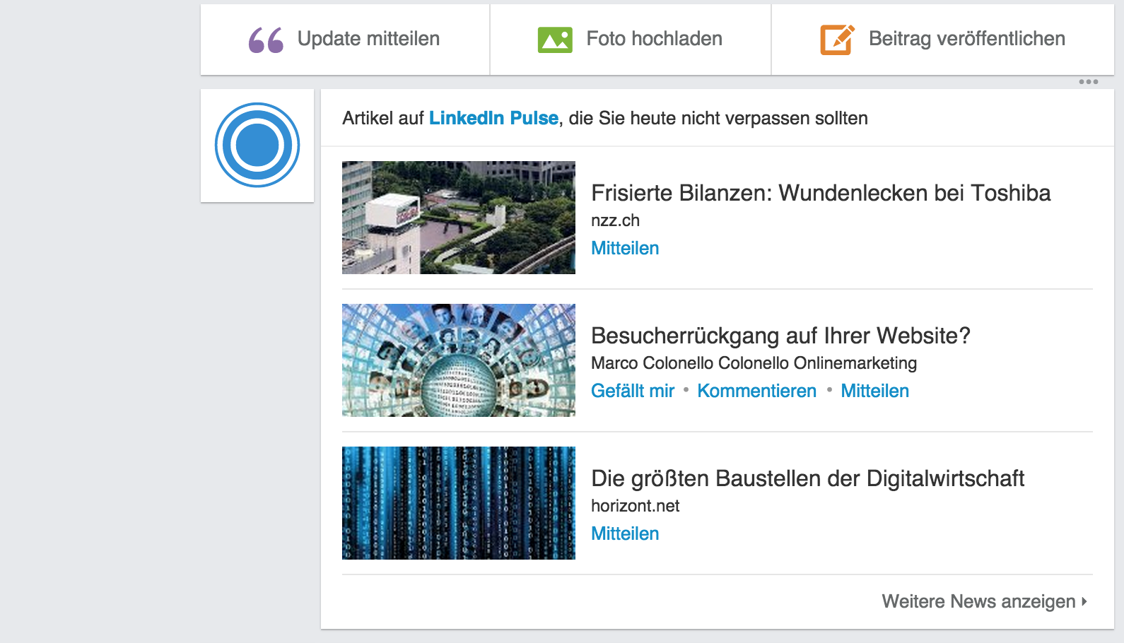 linkedin publishing platform deutsch