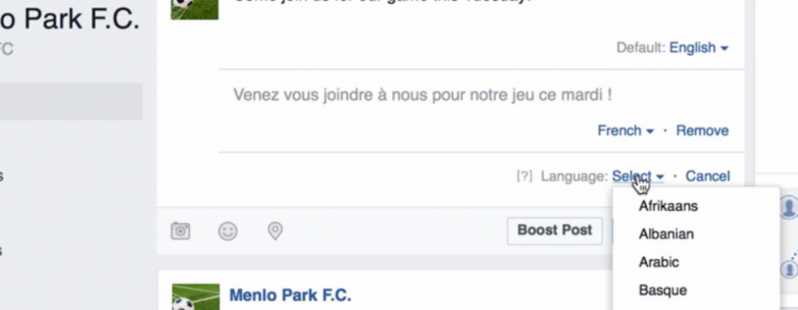 facebook mehrsprachige beitraege
