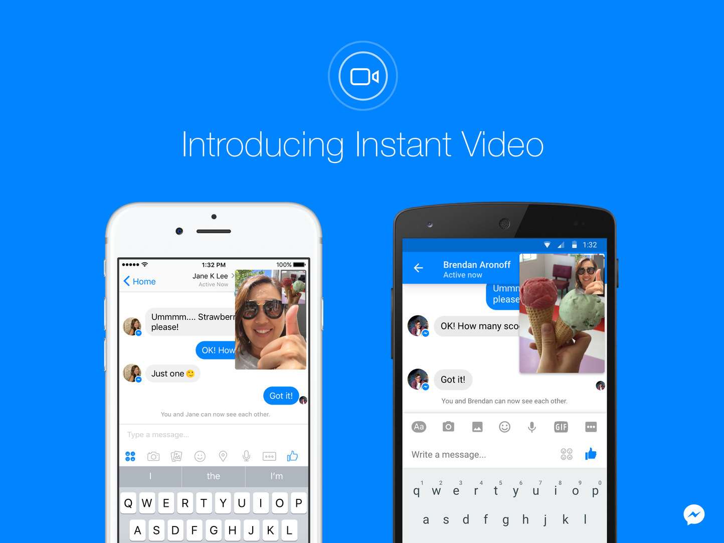 facebook messenger instant video