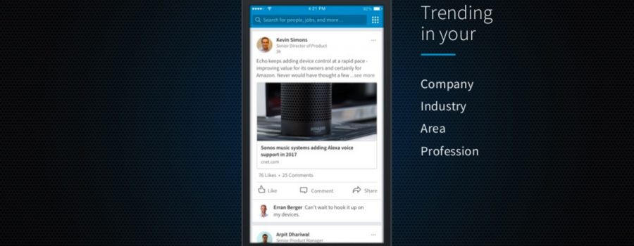 linkedin interest feed