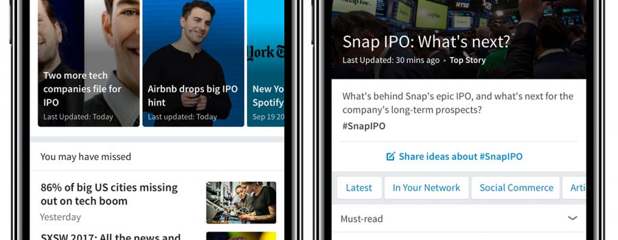 linkedin trending storylines