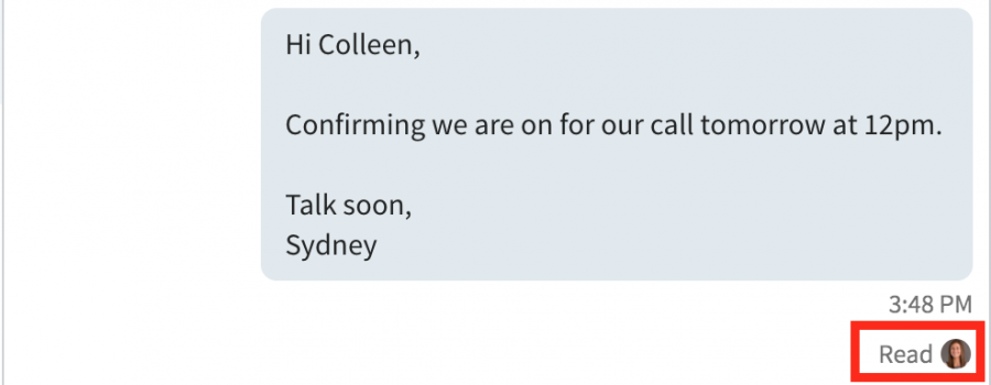 linkedin lesebestaetigung