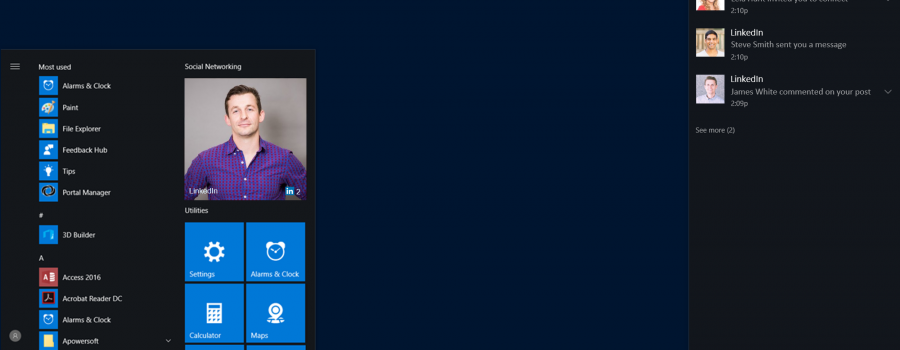 linkedin windows 10-app