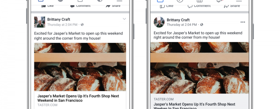 facebook mobiler newsfeed redesign