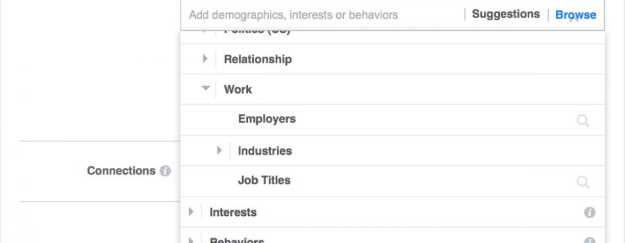 facebook anzeigen-targeting jobtitel