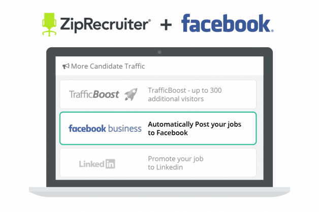 ziprecruiter facebook kooperation