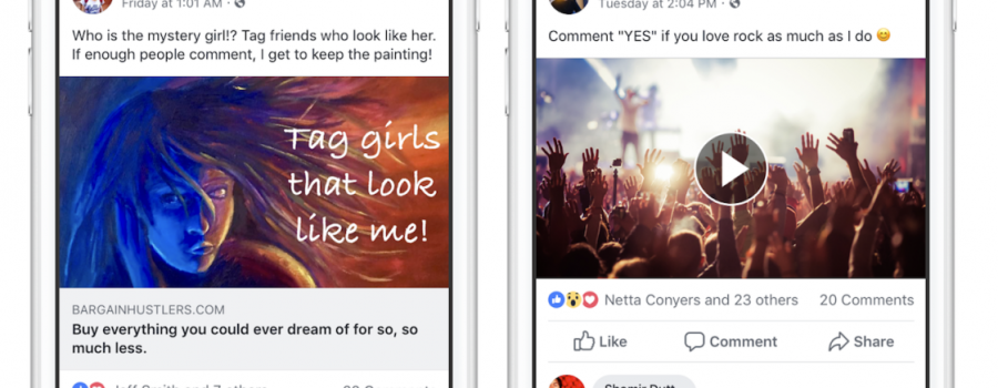 facebook newsfeed engagement bait