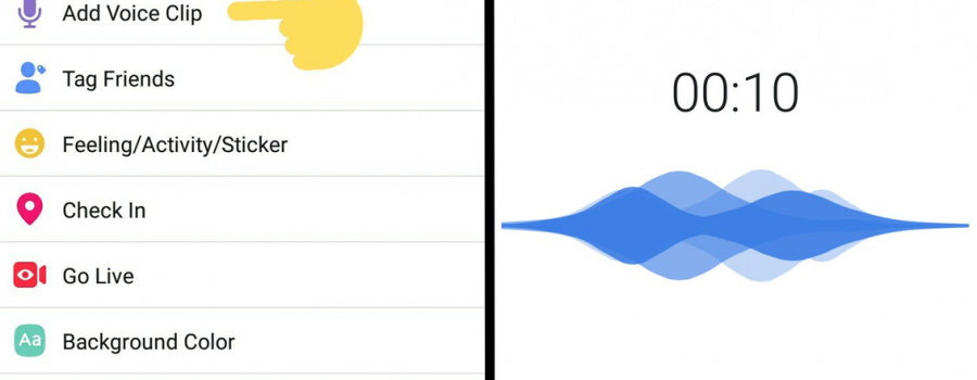 facebook voice clips