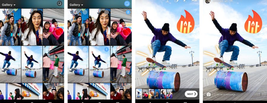 instagram stories multiupload