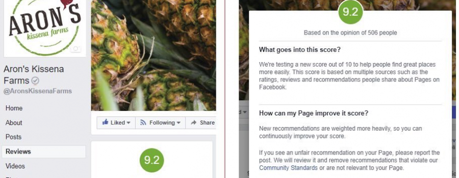 facebook bewertungssystem