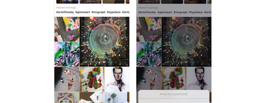 instagram entdecken-sektion