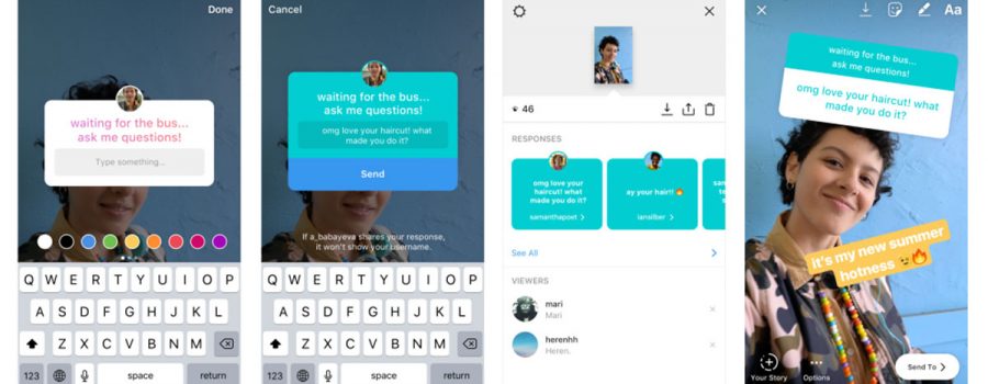 instagram frage-sticker stories