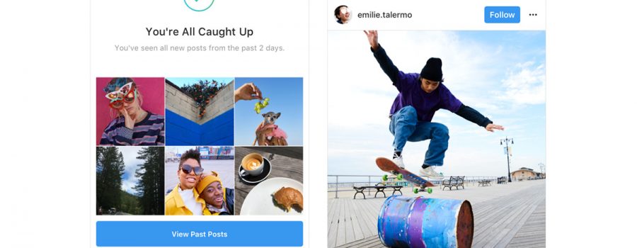 instagram empfohlene beiträge feed