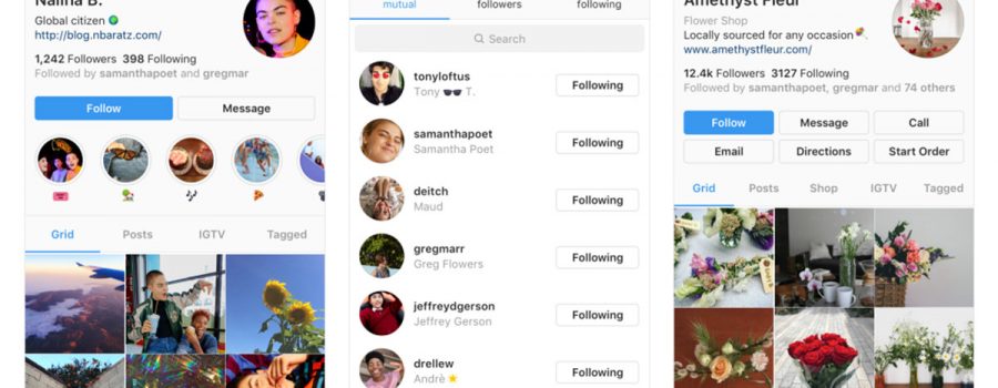 instagram test neue designs