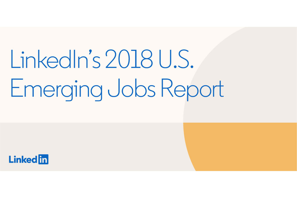 linkedin emerging jobs 2018
