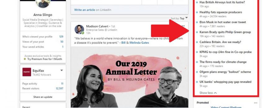 linkedin trending news