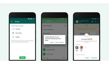 whatsapp gruppen privatsphäre-option